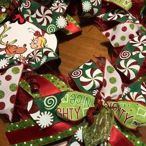Grinch Wreath Hand Crafted The Grinch Who Stole Christmas,Whimsical FINA…